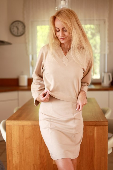 Sukienka Komplet Model Dallas Beige - Mirale