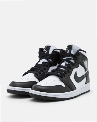 Buty Nike Air Jordan 1 Mid Czarne Białe DV0991-101