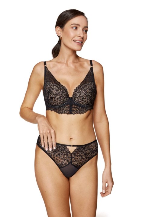 Biustonosz push up Biustonosz Push-up Model Celeste B1 Black - Gorteks