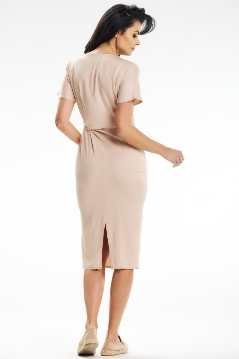 Sukienka Model A641 Beige - awama Hurtownia odzieży on-line, moda damska, bielizna i obuwie dla kobiet - Matterhorn.pl