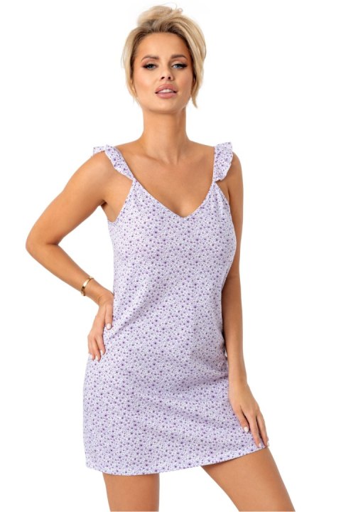 Koszulka nocna Koszula Nocna Model Fiorella Liliowy - Donna
