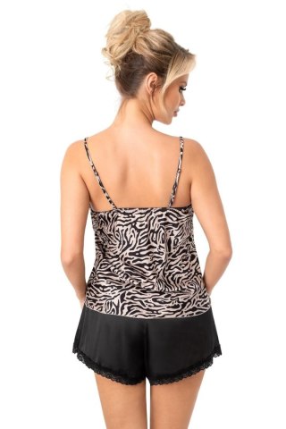 Piżama Damska Model Sheila 1/2 Black - Donna