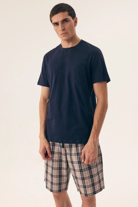 Piżama Męska Model Dexter 42617-59X Navy - Henderson