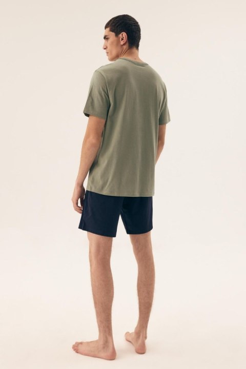 Piżama Męska Model Sleeper 42614-77X Green/Navy - Henderson