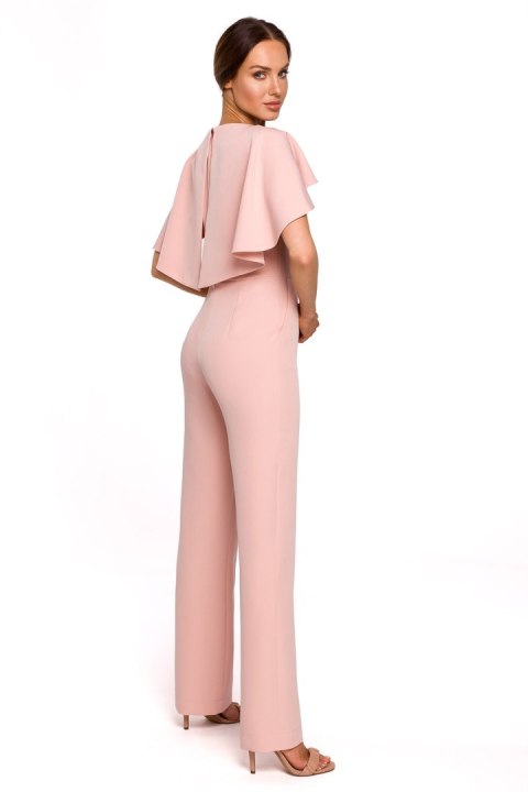 Kombinezon Model MOE670 Powder Pink - Moe Hurtownia odzieży on-line, moda damska, bielizna i obuwie dla kobiet - Matterhorn.pl