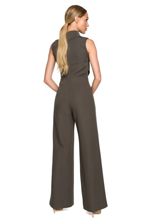 Kombinezon Model MOE702 Khaki - Moe Hurtownia odzieży on-line, moda damska, bielizna i obuwie dla kobiet - Matterhorn.pl