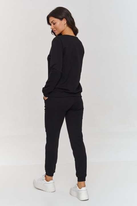 Spodnie Komplet Model M868 Black - Makadamia