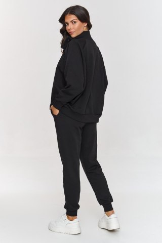 Spodnie Komplet Model A5 Black - Makadamia