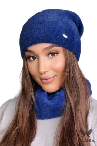 IRYDA zimowa czapka damska kolor granatowy - Kamea