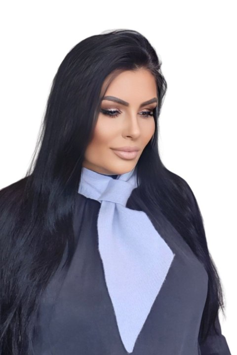 SZALIK-10 damski zimowy kolor pastel błekit - Kamea