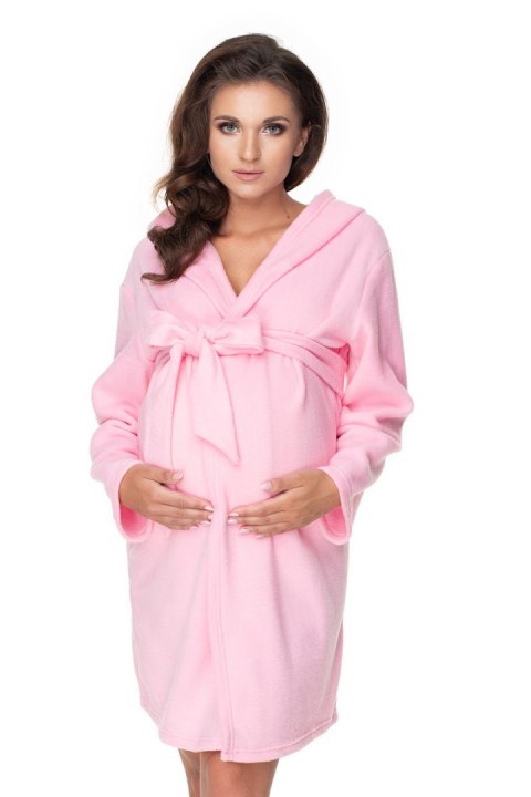 Szlafrok Damski Model 0148 Light Pink - PeeKaBoo Szlafrok Damski Model 0148 Light Pink - PeeKaBoo