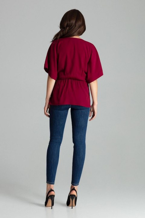 Bluzka Model L063 Bordo - Lenitif