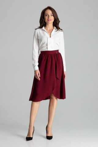 Spódnica Model L060 Bordo - Lenitif Hurtownia odzieży on-line, moda damska, bielizna i obuwie dla kobiet - Matterhorn.pl