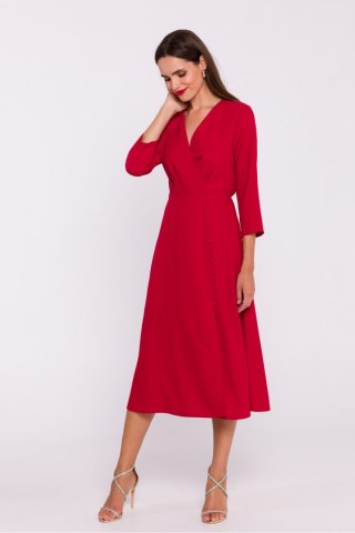 Sukienka Model S385 Red - Stylove Hurtownia odzieży on-line, moda damska, bielizna i obuwie dla kobiet - Matterhorn.pl