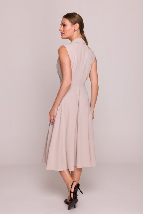 Sukienka Model S409 Beige - Stylove