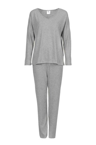 Piżama Komplet Model Comfort Zone Grey - Momenti Per Me