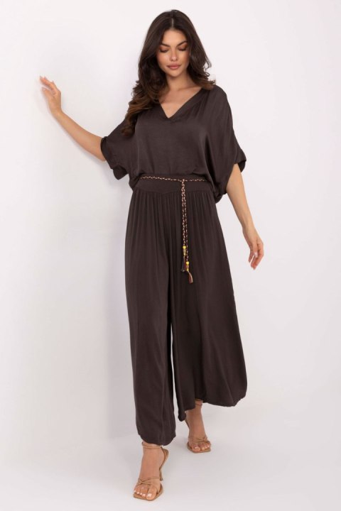 Spodnie Damskie Model TW-SP-BI-81733.14 Dark Brown - Och Bella