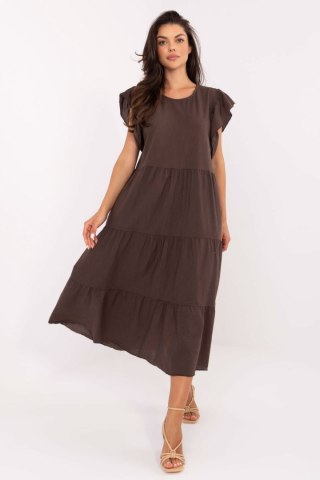 Sukienka Model TW-SK-BI-6-2172.96 Dark Brown - Och Bella
