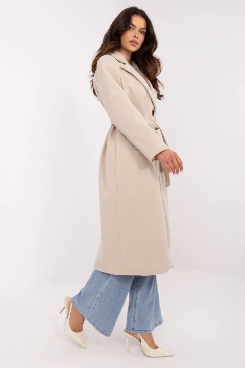 Płaszcz Damski Model MO-PL-1804.00 Beige - Italy Moda