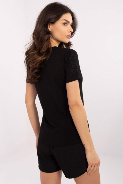 T-shirt Damski Model RV-TS-A518.39 Black - Relevance