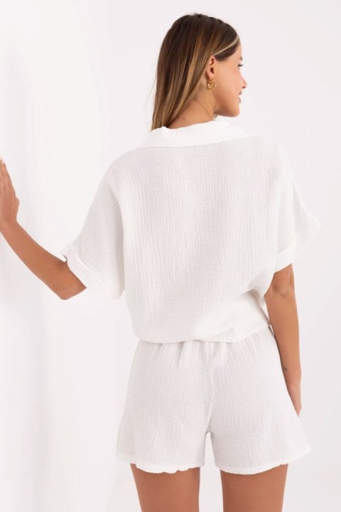 Koszula Damska Model MO-KS-F071.00 White - Italy Moda