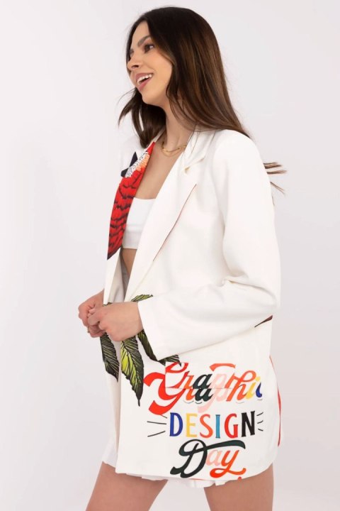 Marynarka Model DHJ-MA-18525-33.18 Ecru - Italy Moda