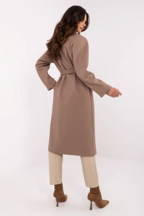Płaszcz Damski Model MO-PL-1804.00 Dark Beige - Italy Moda