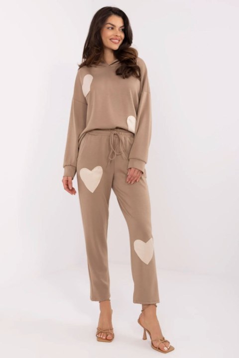 Spodnie Komplet Model MI-KMPL-M61431.68P Dark Beige - Italy Moda