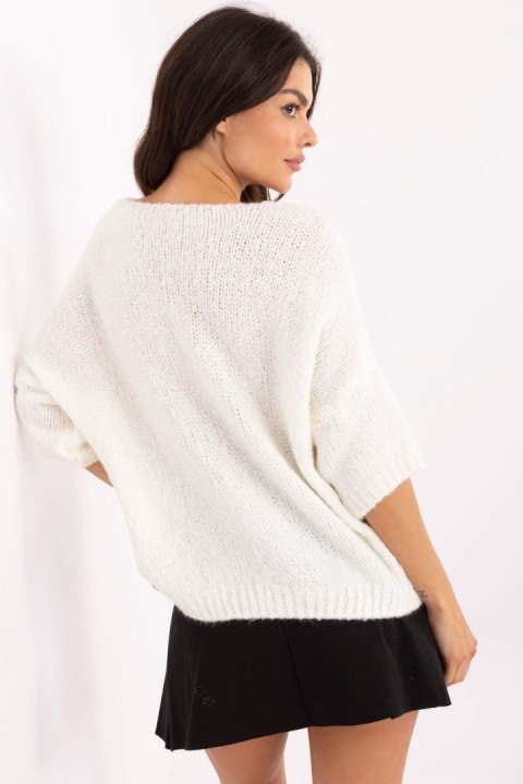 Sweter Damski Model MI-SW-2103.07 Ecru - Italy Moda