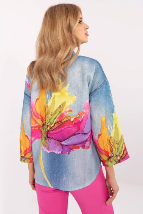 Koszula Damska Model DHJ-KS-16567-1.66 Blue - Italy Moda