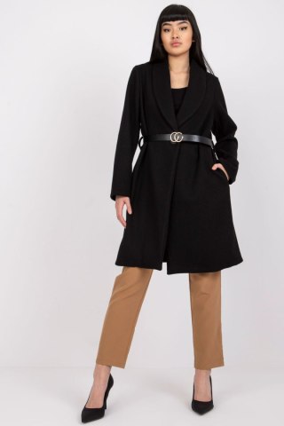 Płaszcz Damski Model DHJ-PL-2861.91 Black - Italy Moda Hurtownia odzieży on-line, moda damska, bielizna i obuwie dla kobiet - Ma