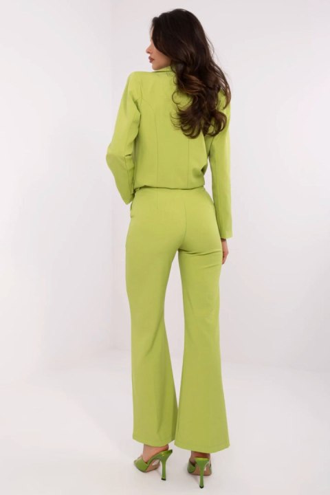 Spodnie Damskie Model DHJ-SP-18737.08 Limonka - Italy Moda