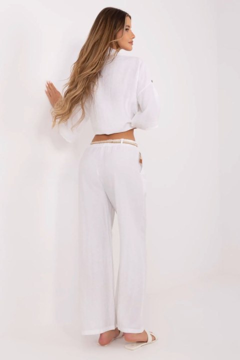 Spodnie Damskie Model MI-SP-6560.73P White - Italy Moda