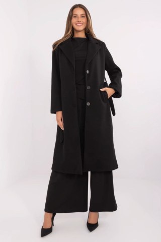 Płaszcz Damski Model MO-PL-1804.00 Black - Italy Moda