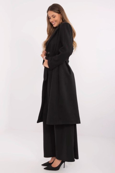 Płaszcz Damski Model MO-PL-1804.00 Black - Italy Moda