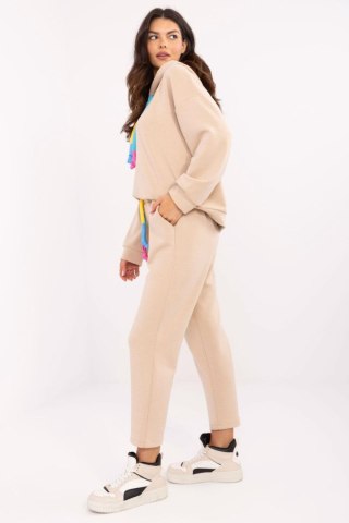 Spodnie Komplet Model DHJ-KMPL-20335.44 Beige - Italy Moda