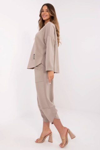 Spodnie Komplet Model MI-KMPL-M56491.09 Dark Beige - Italy Moda
