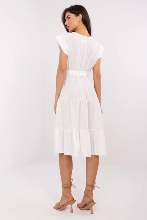 Sukienka Model DHJ-SK-13583.18 Ecru - Italy Moda