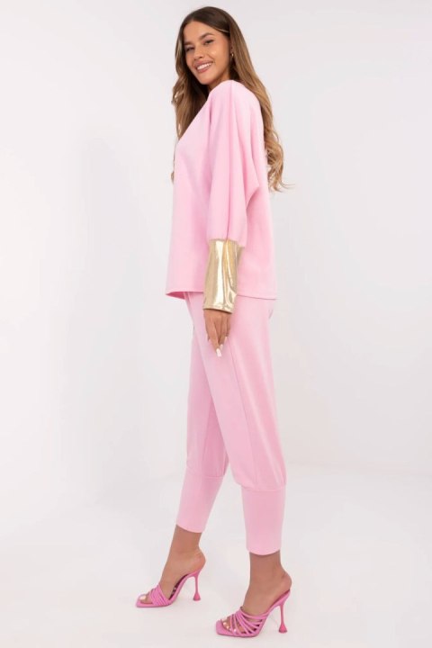 Spodnie Komplet Model DHJ-KMPL-9311.97 Light Pink - Italy Moda