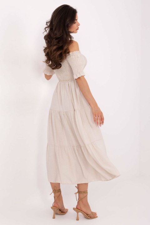 Sukienka Model MI-SK-A2609.96 Beige - Italy Moda