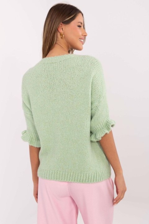 Sweter Damski Model MI-SW-2913.99 Pistacja - Italy Moda