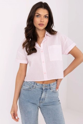 Koszula Damska Model NM-KS-KA-01148.50P White/Pink - NM