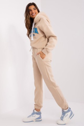 Spodnie Komplet Model EM-KMPL-720.01 Beige - Ex Moda