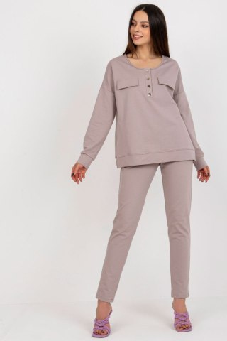 Spodnie Komplet Model LK-KMPL-509315.06 Dark Beige - Lakerta