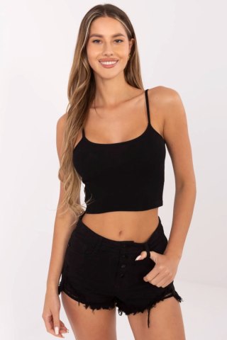 Koszulka Top Model RV-TP-6626.88 Black - Rue Paris