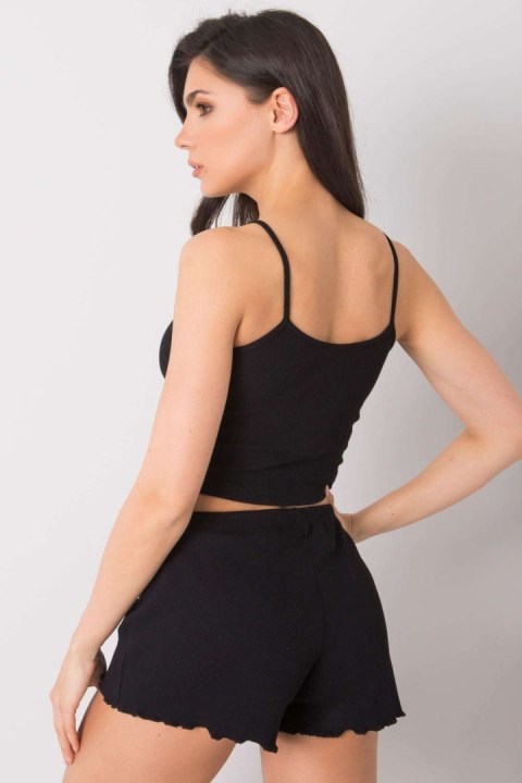 Koszulka Top Model RV-TP-6626.88 Black - Rue Paris