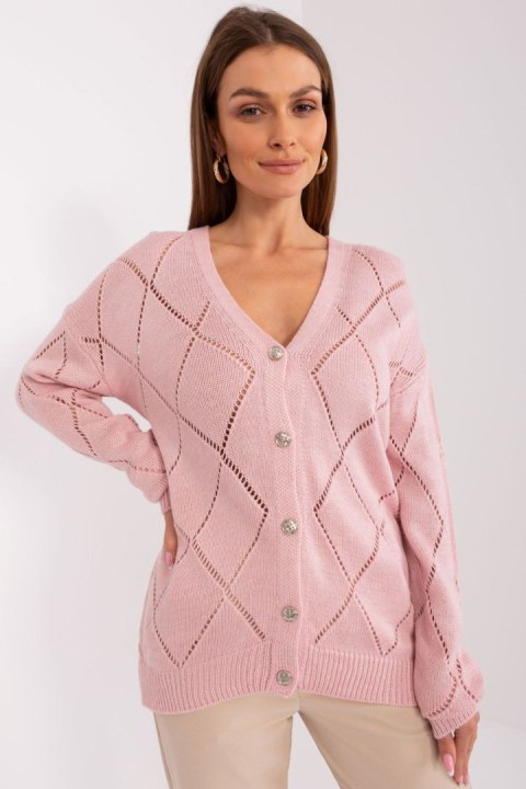Sweter Damski Model LC-SW-A10-1.23X Light Pink - Rue Paris Hurtownia odzieży on-line, moda damska, bielizna i obuwie dla kobiet 