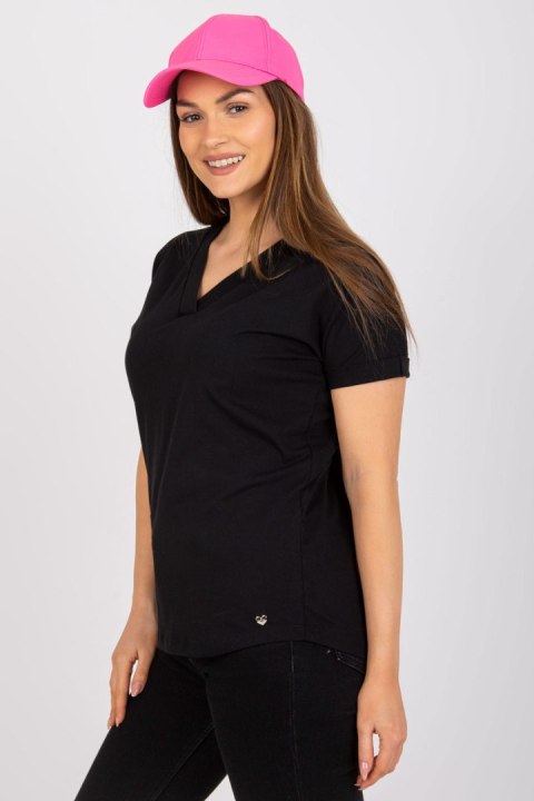T-shirt Damski Model RV-TS-7666.19 Black - BFG