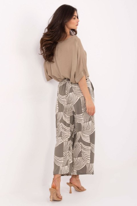 Spodnie Damskie Model D73771M62237G Khaki - Sublevel
