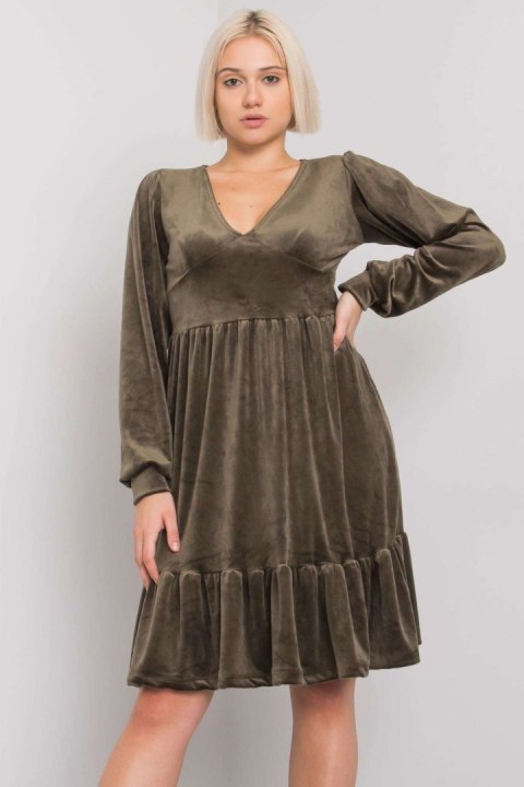 Sukienka Model FA-SK-7530.84P Khaki - Fancy Sukienka Model FA-SK-7530.84P Khaki - Fancy